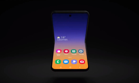 Концепция смартфона раскладушки от Samsung, как вам такое?