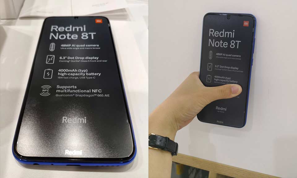 Xiaomi Redmi Note 8T будет с долгожданной функцией NFC